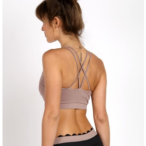 Track & Bliss The Triangle Sports Bra Nude - Picture 2 of 4